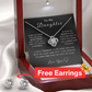 Love Daughter Necklace (Christmas Special - Free Earring Bundle)