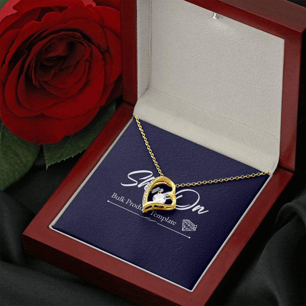 To My Girlfriend Necklace - Love You Forever & Always