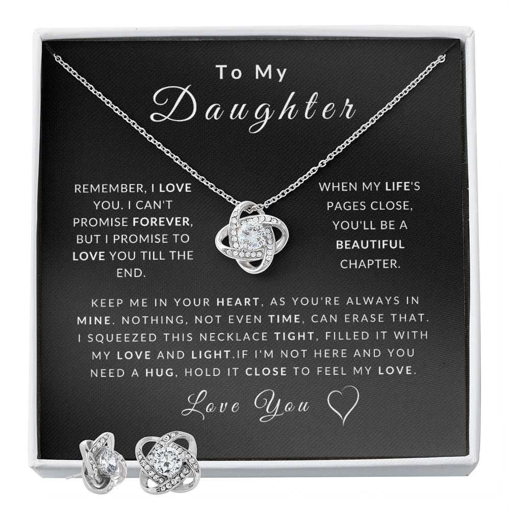 Love Daughter Necklace (Christmas Special - Free Earring Bundle)