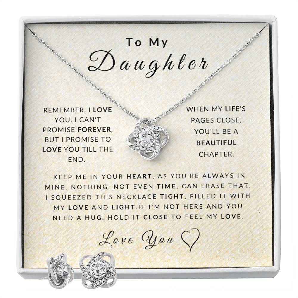 Love Daughter Necklace (Christmas Special - Free Earring Bundle)