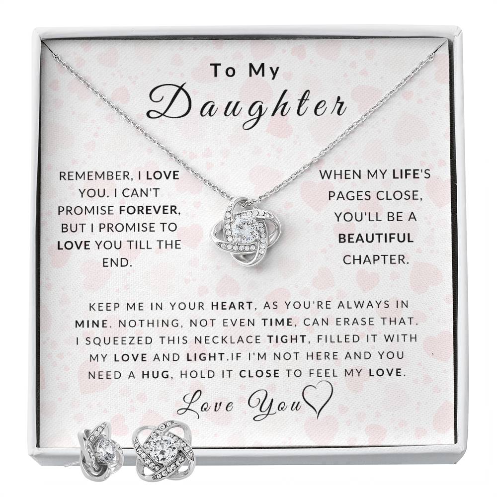 Love Daughter Necklace (Christmas Special - Free Earring Bundle)