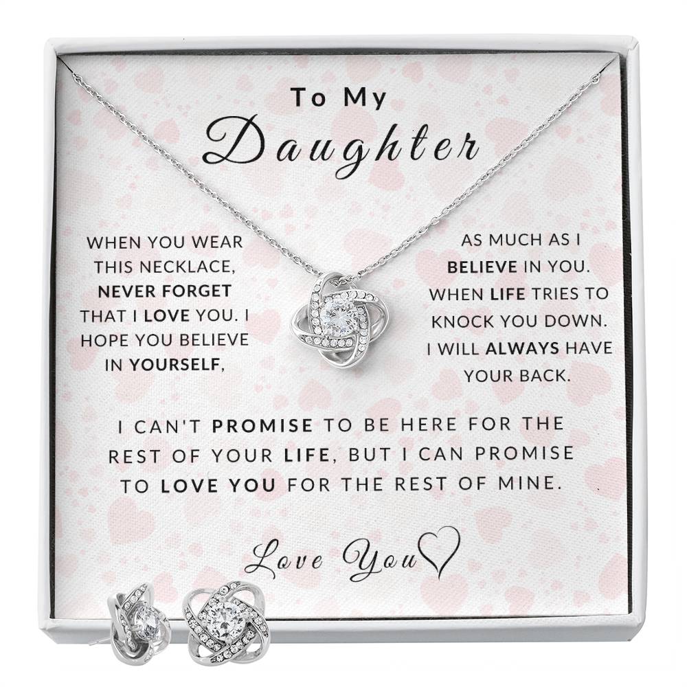 Love Daughter Necklace (Christmas Special - Free Earring Bundle)