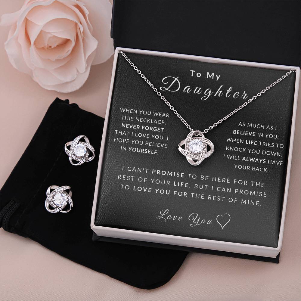 Love Daughter Necklace (Christmas Special - Free Earring Bundle)