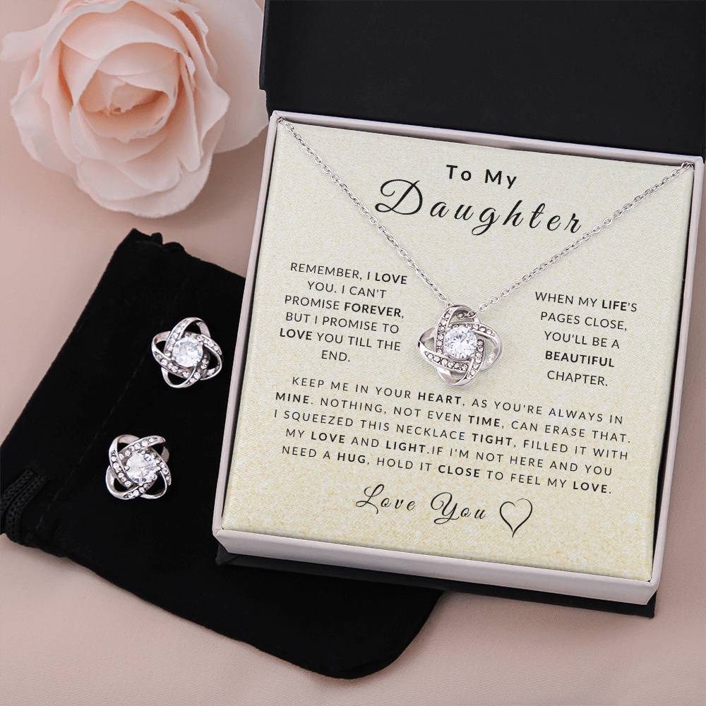 Love Daughter Necklace (Christmas Special - Free Earring Bundle)