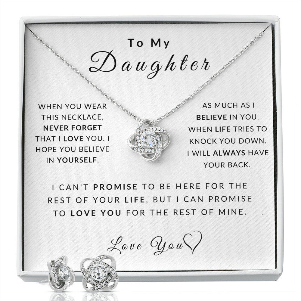 Love Daughter Necklace (Christmas Special - Free Earring Bundle)