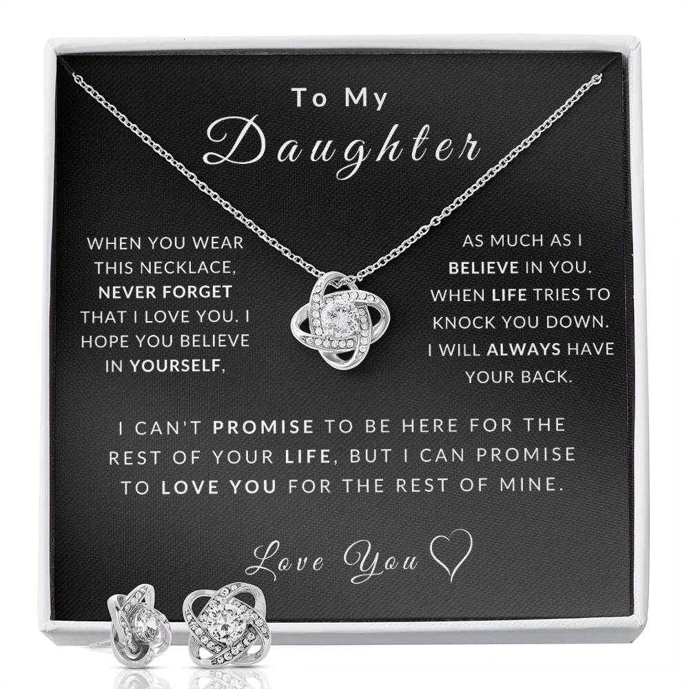 Love Daughter Necklace (Christmas Special - Free Earring Bundle)