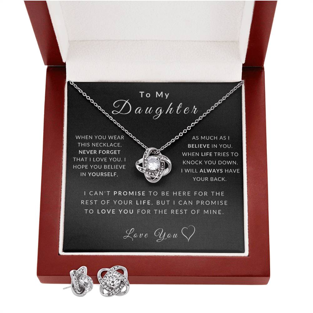 Love Daughter Necklace (Christmas Special - Free Earring Bundle)