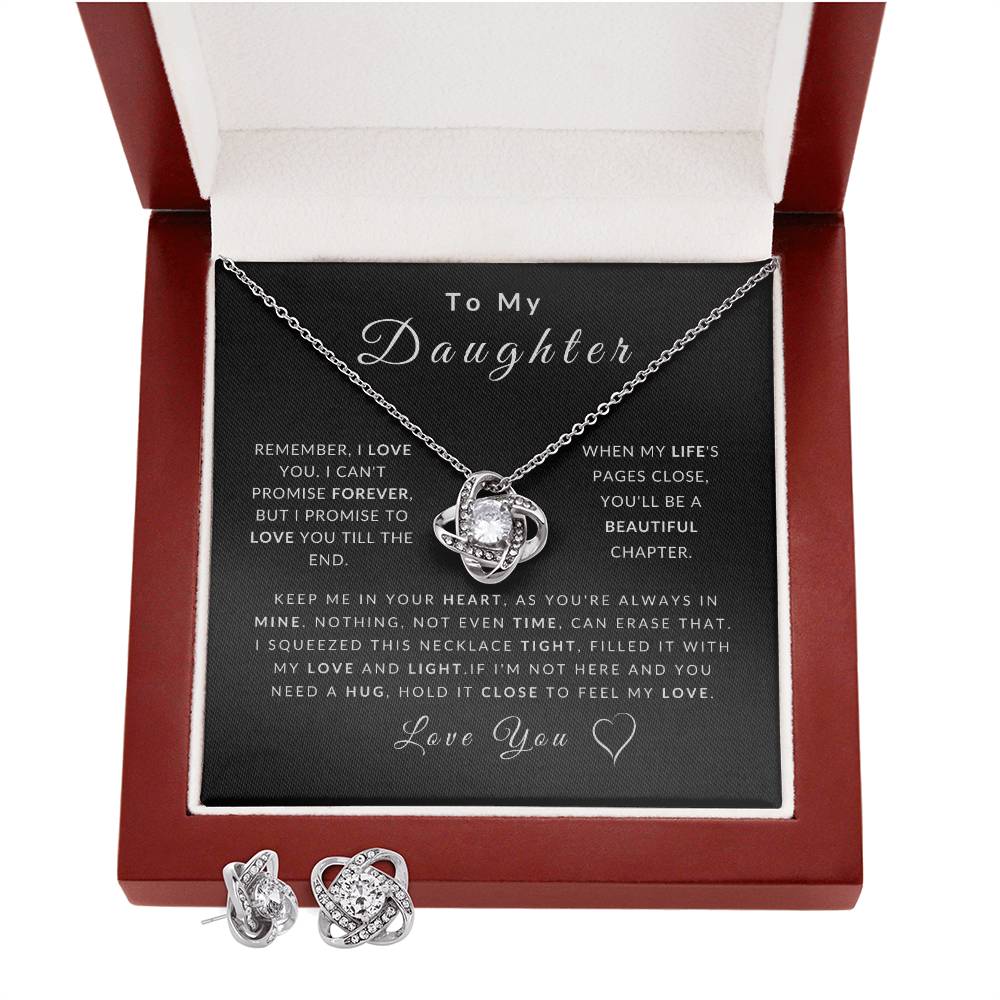 Love Daughter Necklace (Christmas Special - Free Earring Bundle)