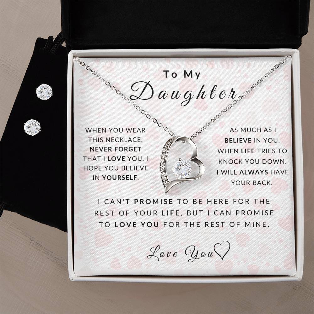 Love Daughter Necklace (Christmas Special - Free Earring Bundle)