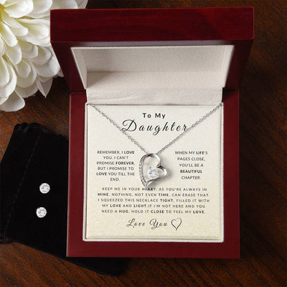 Love Daughter Necklace (Christmas Special - Free Earring Bundle)