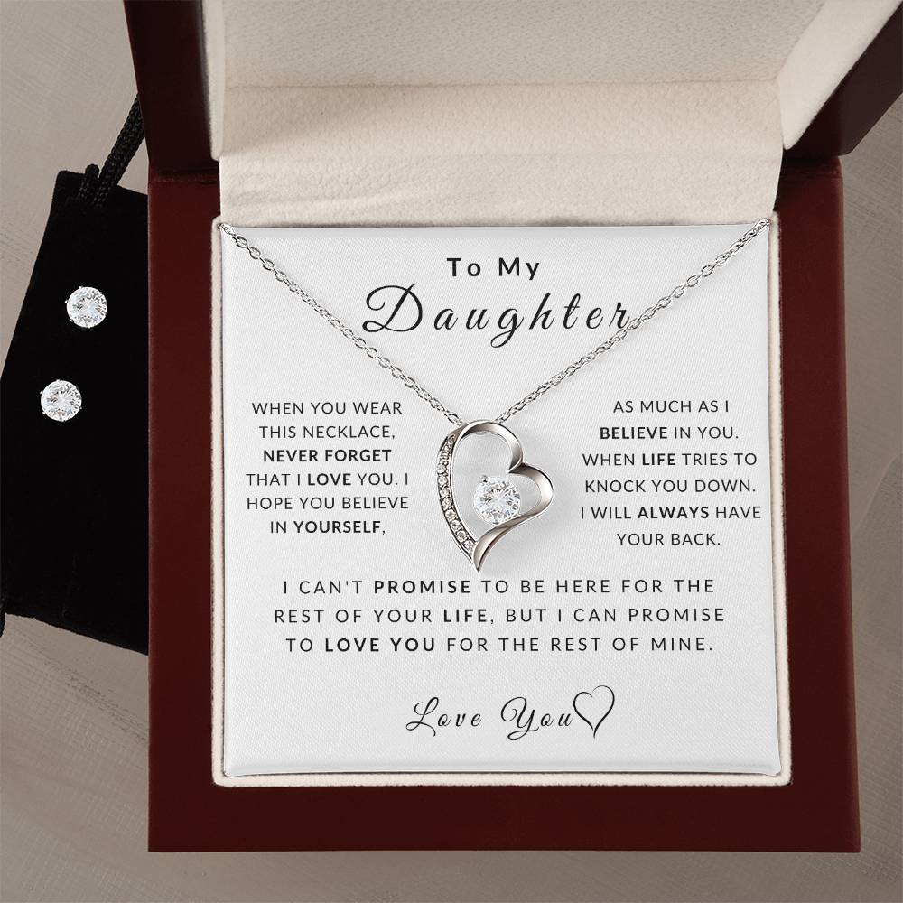 Love Daughter Necklace (Christmas Special - Free Earring Bundle)