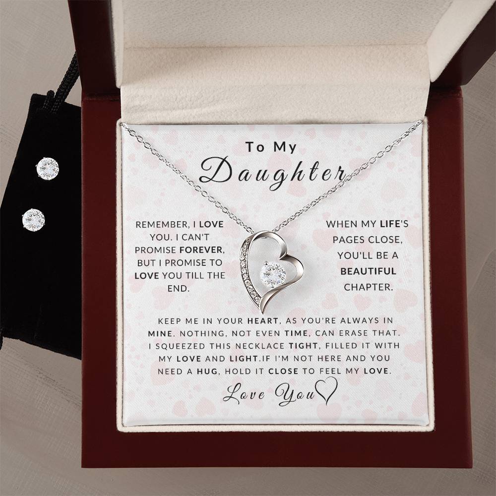 Love Daughter Necklace (Christmas Special - Free Earring Bundle)