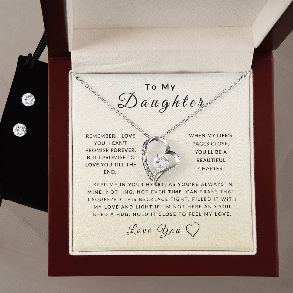 Love Daughter Necklace (Christmas Special - Free Earring Bundle)