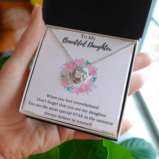 To My Daughter | The Most Special Star | 14K White Gold Necklace