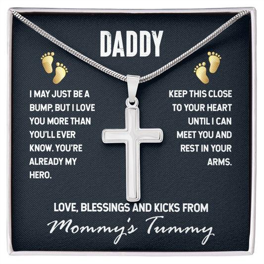 Dad | My Hero | 925 Silver Faith Necklace